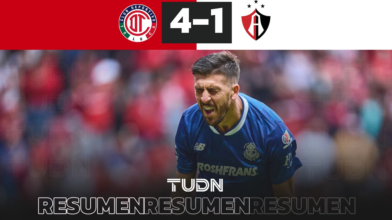 Show de Paulinho en el Toluca vs. Atlas: ¡Más líder de goleo que nunca!