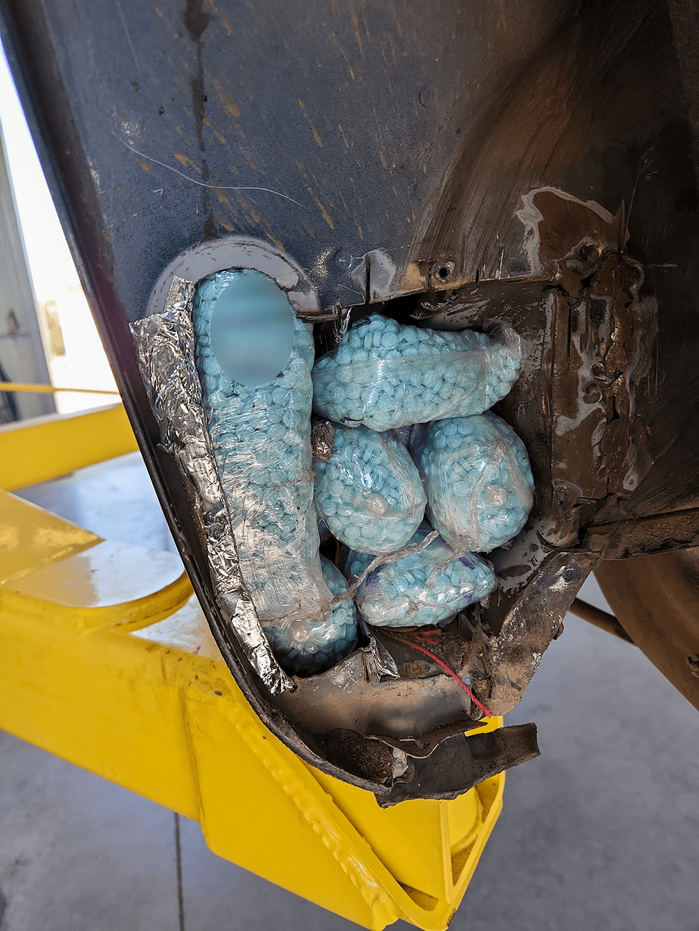 Las drogas se estaban pasando de contrabando desde Nogales, México.