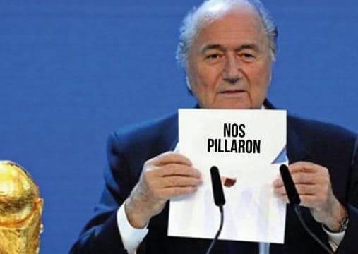Parodias del presidente de la FIFA por acusaciones de corrupción.