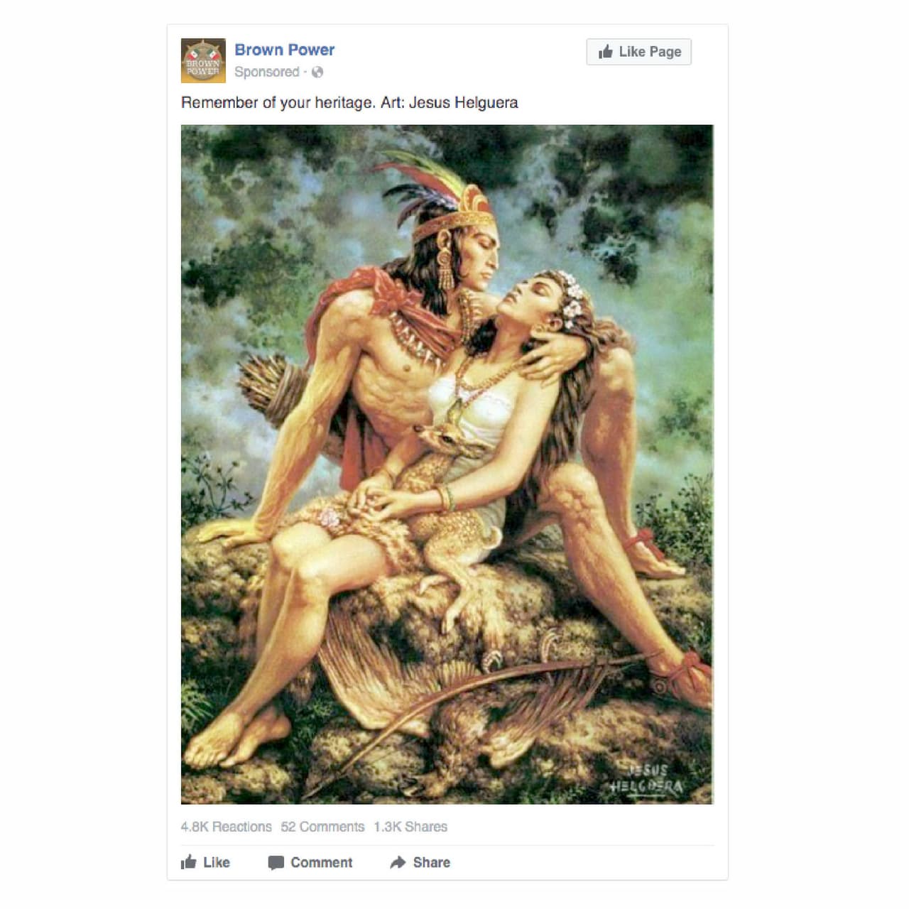 <b>Anuncio 2633.</b> “Recuerda tu herencia. Art: Jesus Helguera”
<br>
<b>Costo:</b> 200 rublos (6.41 dólares).