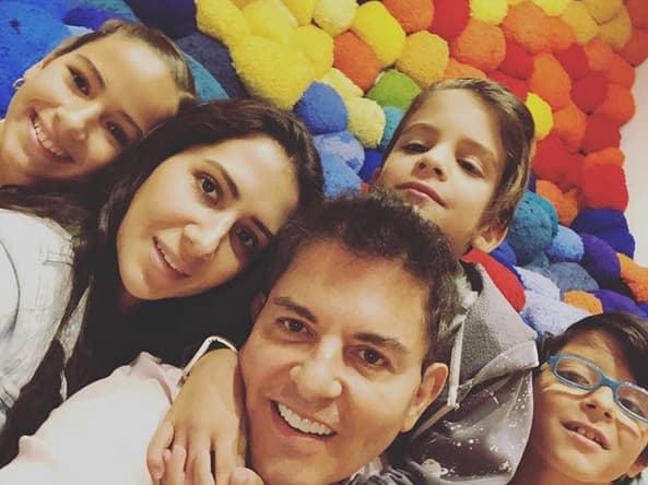 Laguardia y Rodríguez se casaron en mayo de 2007 y fueron segundas nupcias para él. Anteriormente estuvo con la modelo Cynthia Yedid. 
<br>