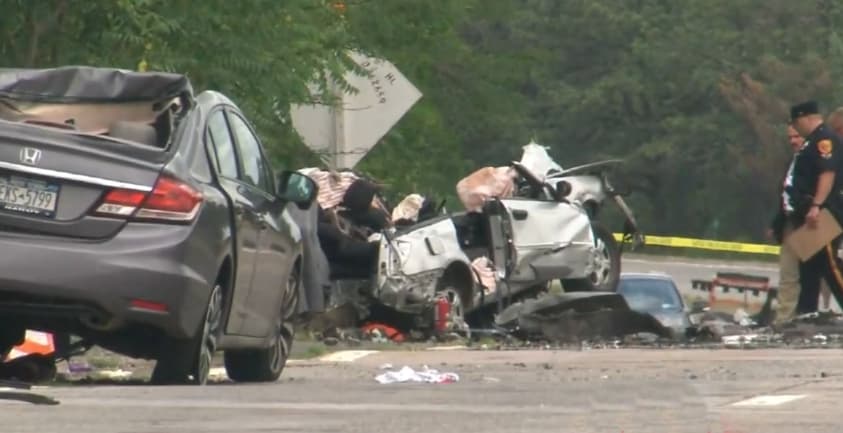 Exceso de velocidad, entre las causas del choque que provocó seis muertes en Long Island