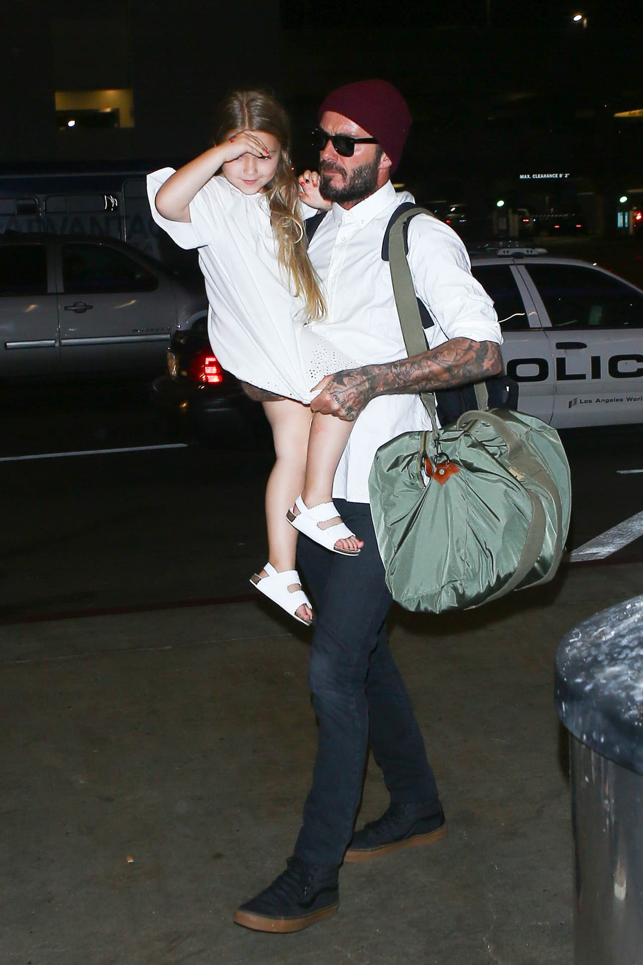 Pero a la pequeña Harper aún le cuesta trabajo.