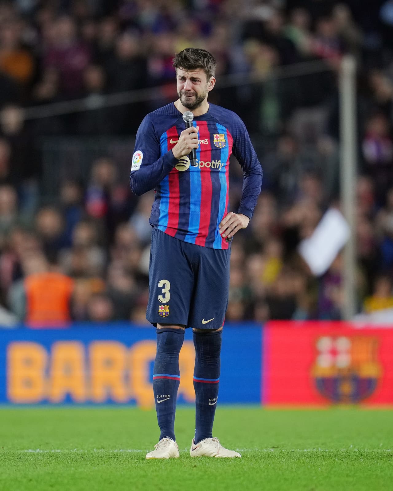 Los pequeños estuvieron de principio a fin en el juego entre el Barça y el Almería.
<br>