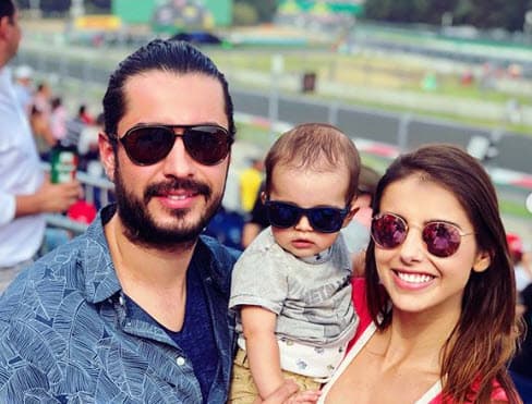 Aunque ahora todo es felicidad, al principio no fue fácil que su novio y su ex convivieran.