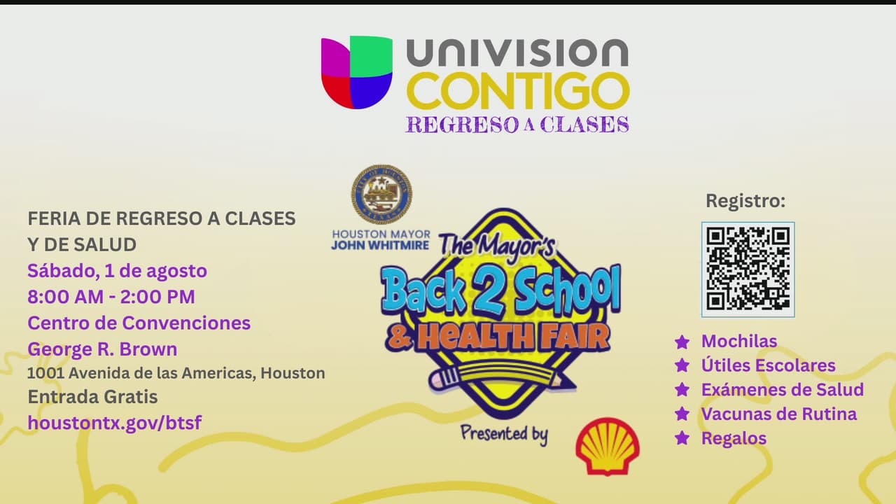 La feria de regreso a clases de la Alcaldía de Houston