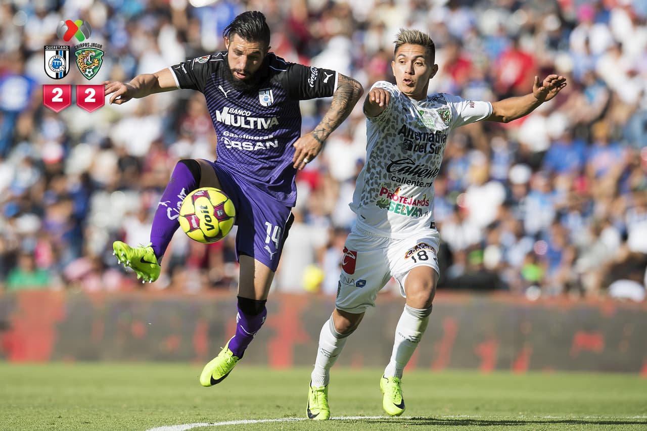 Jaguares respira y Gallos se queda sin Liguilla; empatan a dos goles