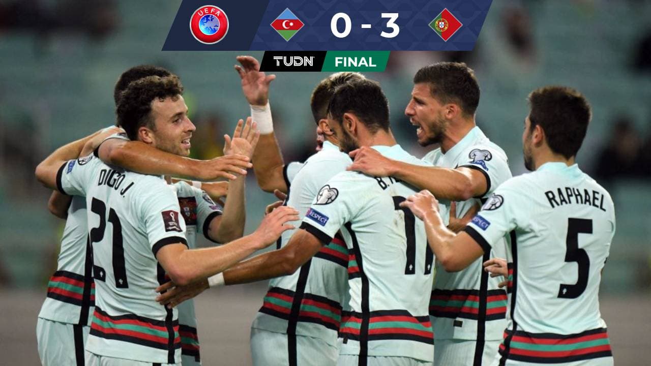 Portugal venció a Azerbaiyán y retomó la punta del Grupo A