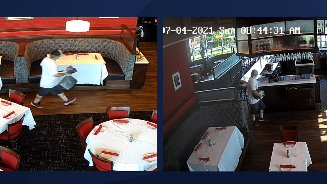 “El sospechoso entró a la fuerza de una oficina y robó una gran cantidad de dinero. El hombre también robó una gran cantidad de efectivo cerca del bar antes de colocar el dinero en una bolsa de basura y salir del restaurante”
<a href="https://www.facebook.com/chandlerpd/posts/4233659063339567" target="_blank">se lee en el comunicado de la policía. </a>