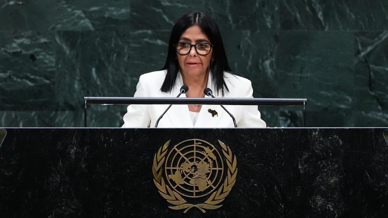 "Creemos en el poder del entendimiento y el diálogo": Delcy Rodríguez ante la Asamblea General de la ONU