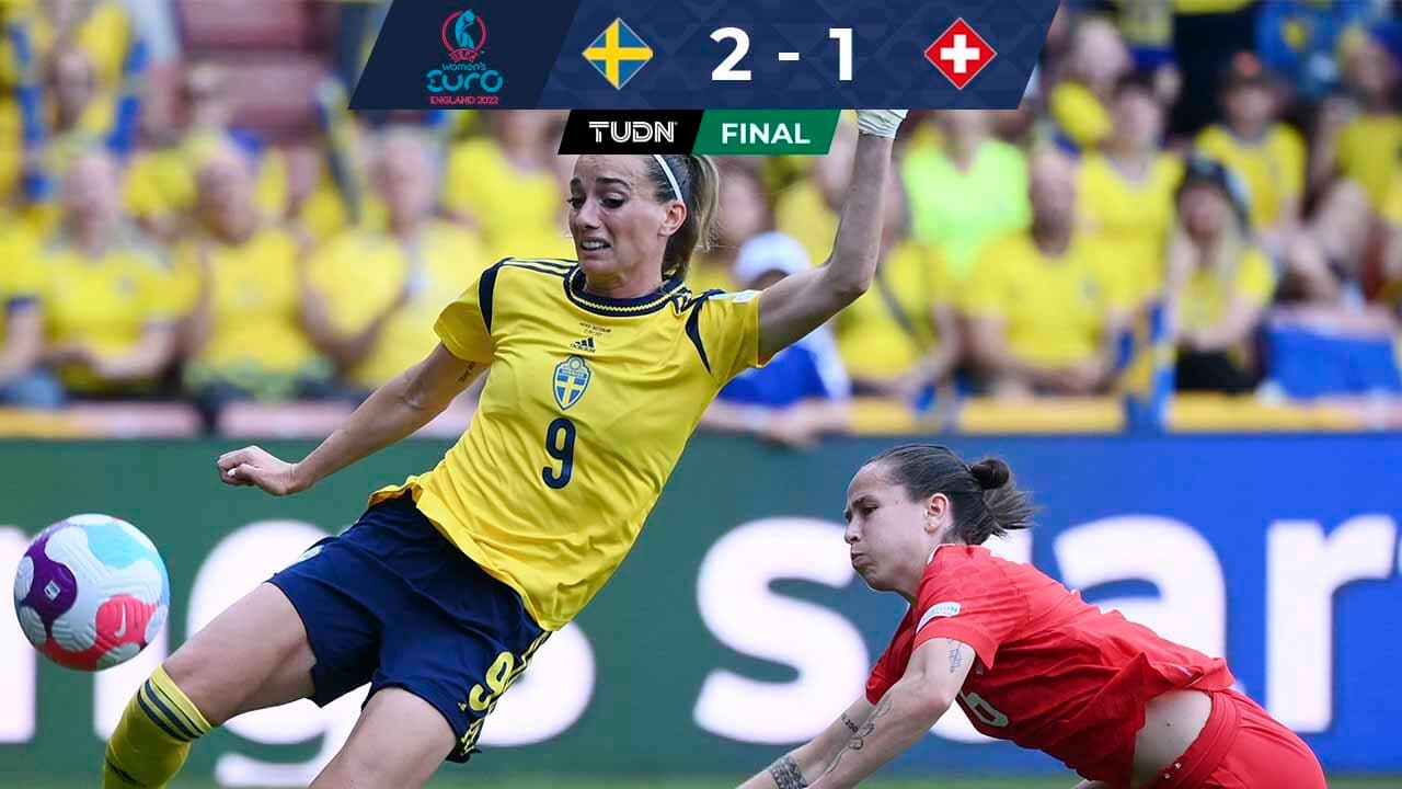 Suecia derrota a Suiza y mantiene sus aspiraciones en el Grupo C de la Euro Femenina
