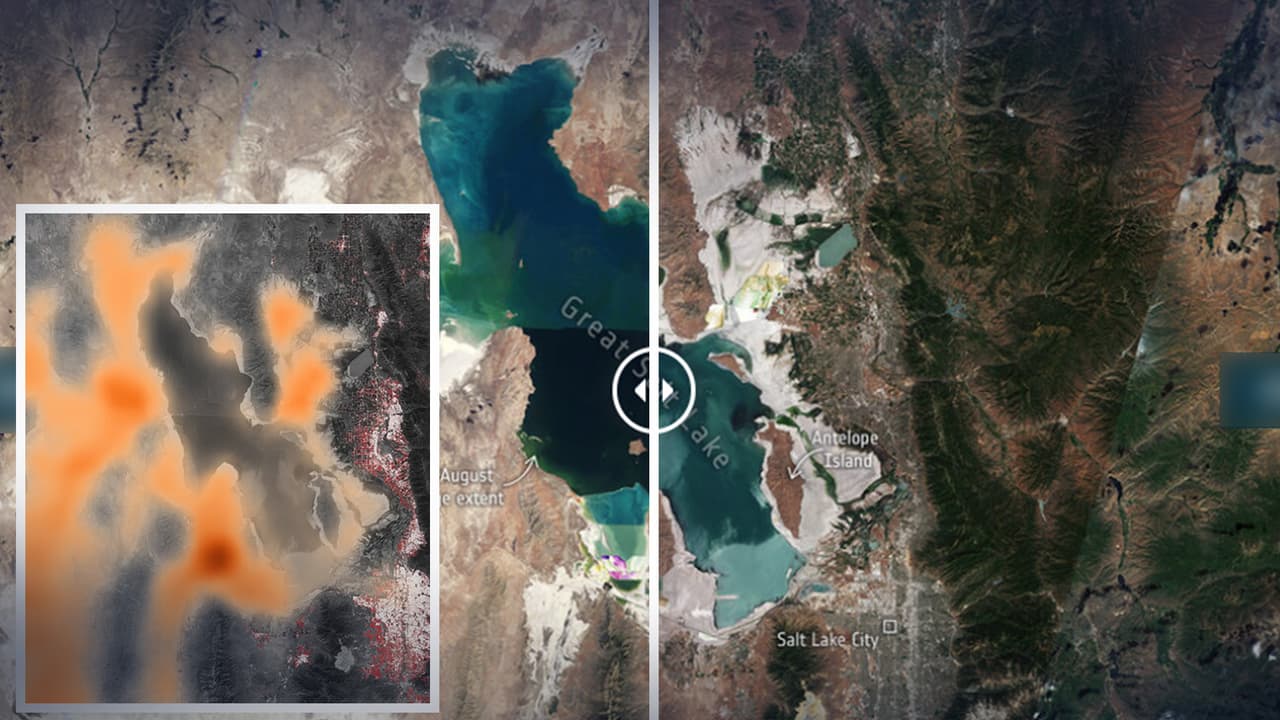 El Great Salt Lake en Utah, ¿se está secando?