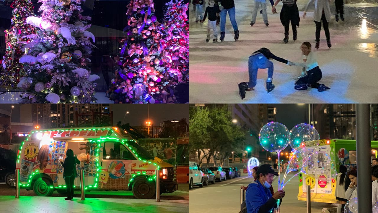 Con el inicio de la temporada navideña, el parque
<a href="https://www.univision.com/local/houston-kxln/luces-navidenas-espectaculos-discovery-green-zoologico-de-houston-magical-winter-lights-houston-texas-fotos">Discovery Green</a> en el centro de Houston te ofrece una serie de actividades recreativas que van desde el patinaje sobre hielo, hasta un recorrido con luminosas piezas de arte.