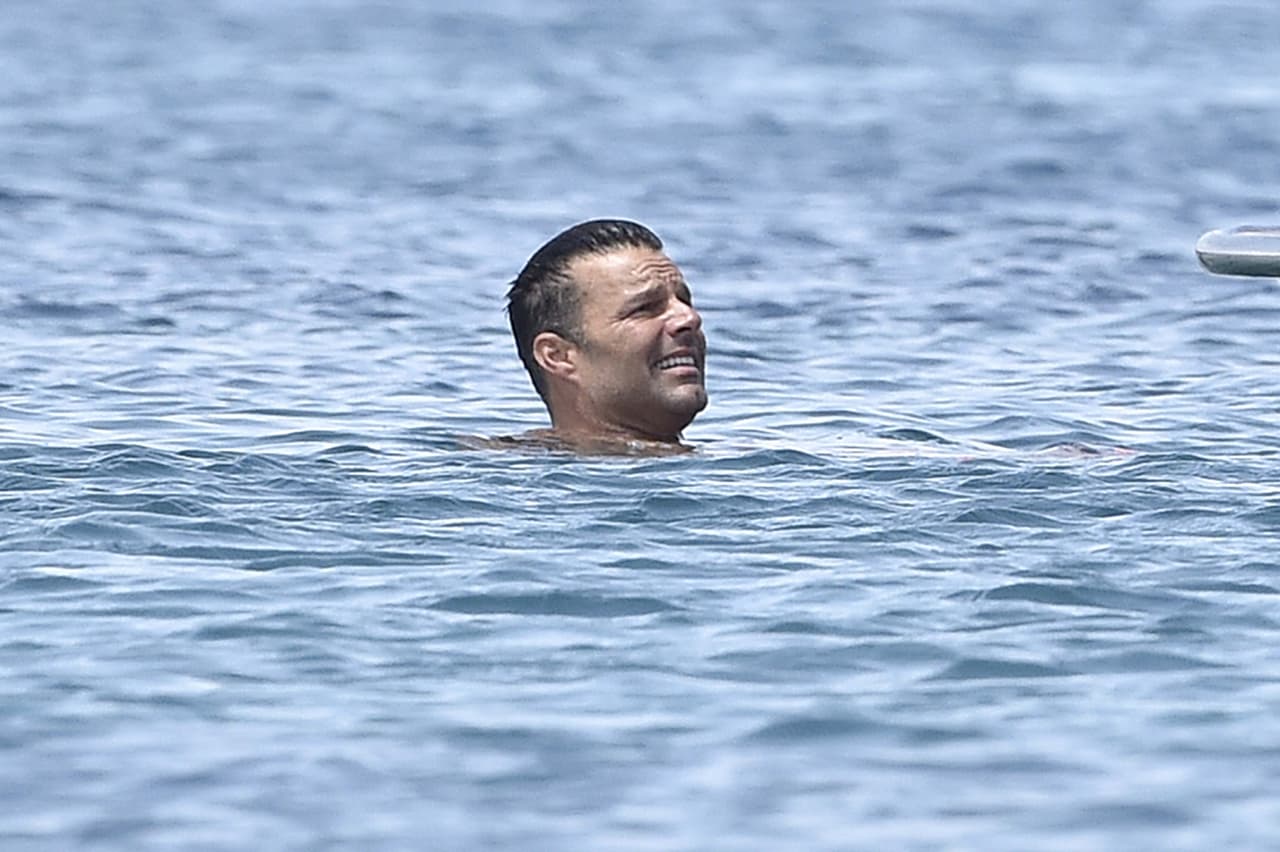 Al parecer el agua estaba un poco fría.