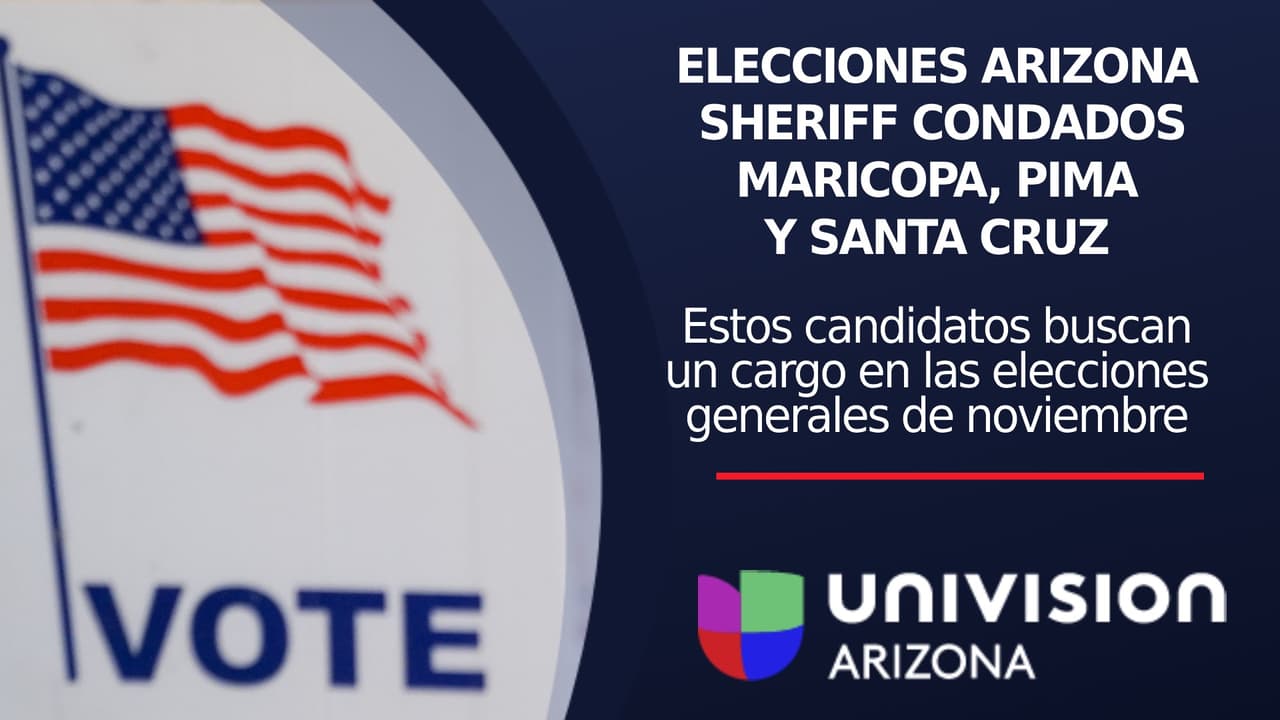Conoce a los candidatos para liderar las agencias policíacas de los condados Maricopa, Pima y Santa Cruz
