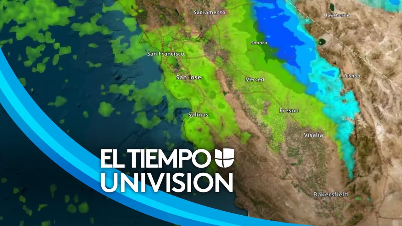 Hora por hora: lluvias en la Bahía, Sacramento y el Valle Central ocasionadas por un frente frío