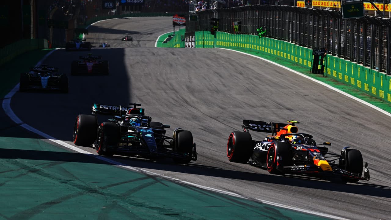 ¡Milésimas! Checo se queda a una 'nariz' del podio en Brasil