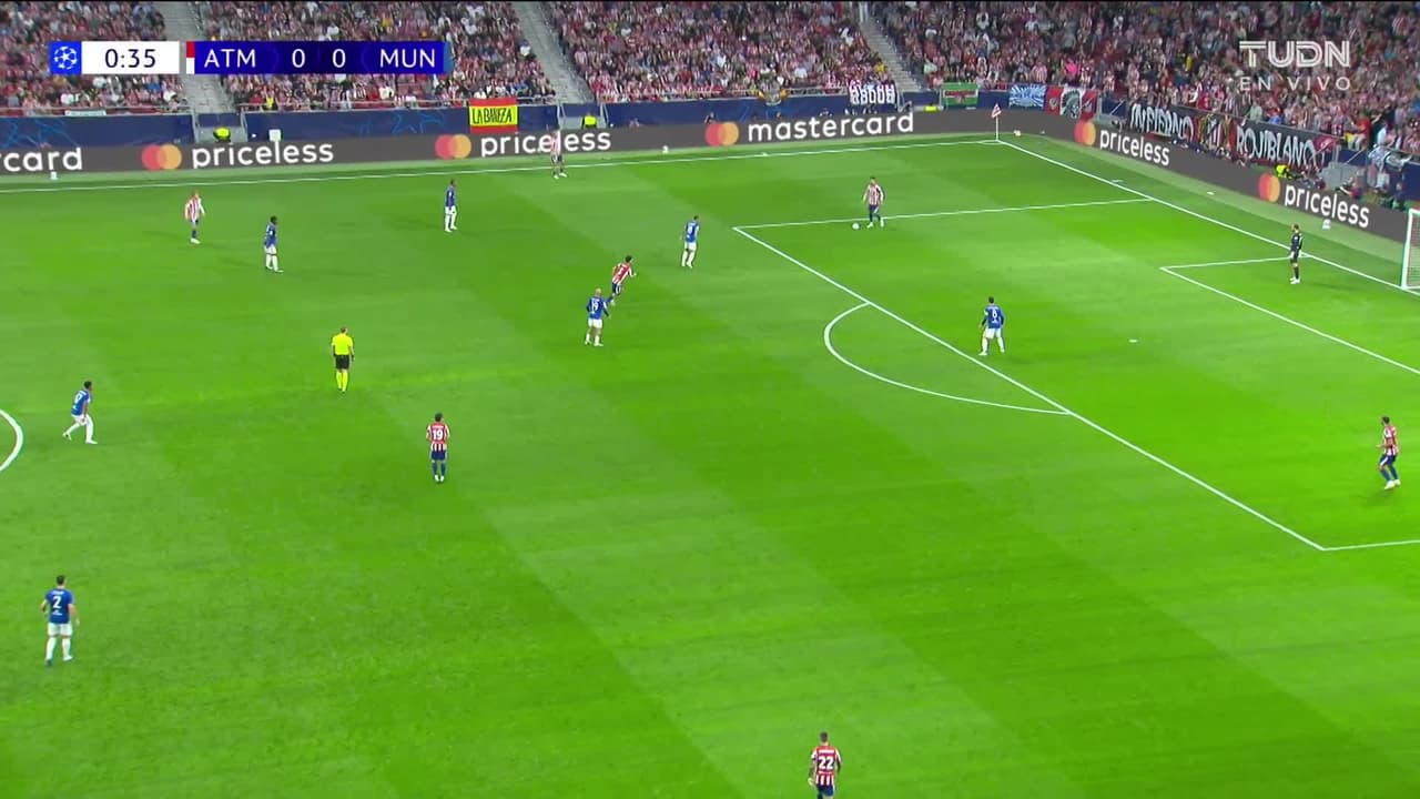 ¡GOL!  anota para Atlético de Madrid. Pablo Barrios