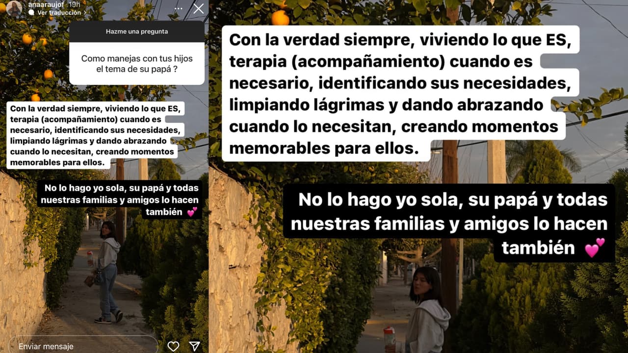 Ana Araujo, ex de Pablo Lyle, revela cómo están sus hijos y cómo "maneja" el contexto por el que ellos atraviesan con el actor en prisión.