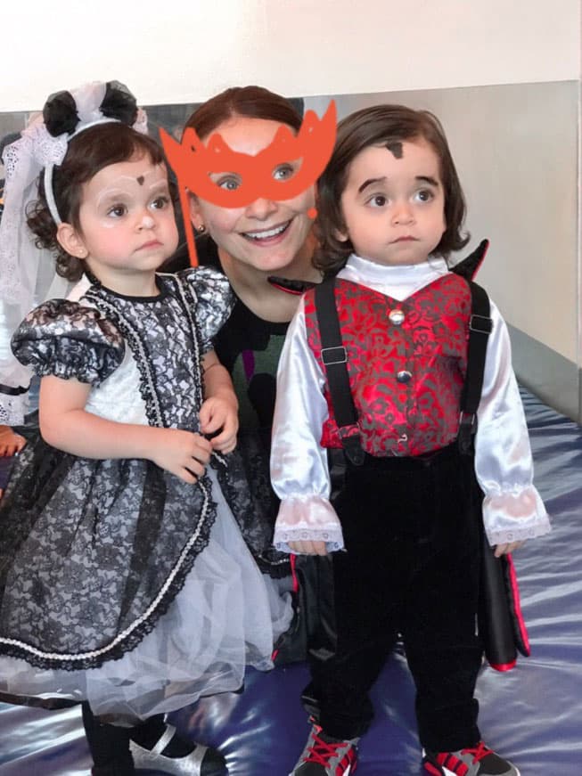 Los mellizos de esta pareja de actores acaban de cumplir 2 años el pasado 2 de diciembre.