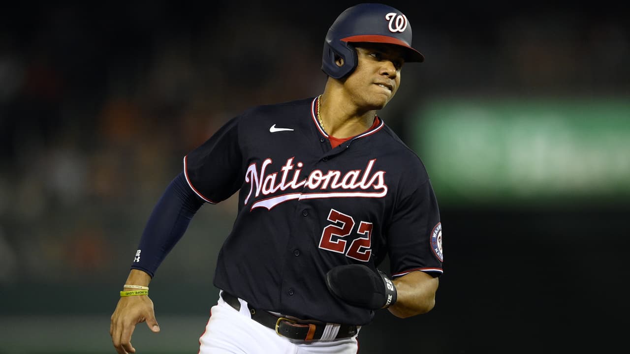 El dominicano Juan Soto es la estrella latinoamericana de los Nationals.