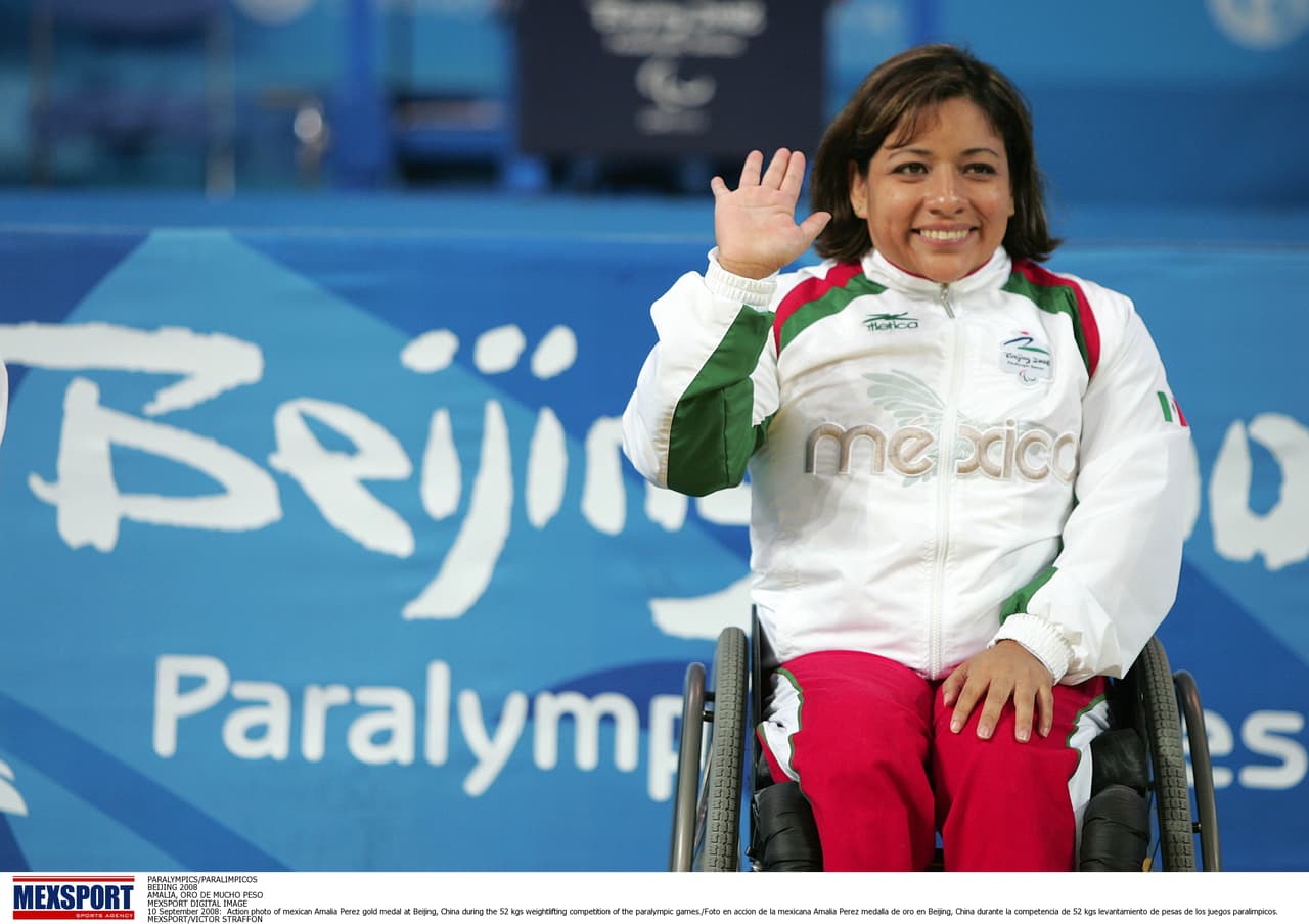 Amalia Pérez: la deportista paralímpica suma 4 medallas en Juegos Paralímpicos y su especialidad es el levantamiento de pesas.