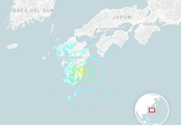 Poderoso terremoto de 6.9 golpea el suroeste de Japón 