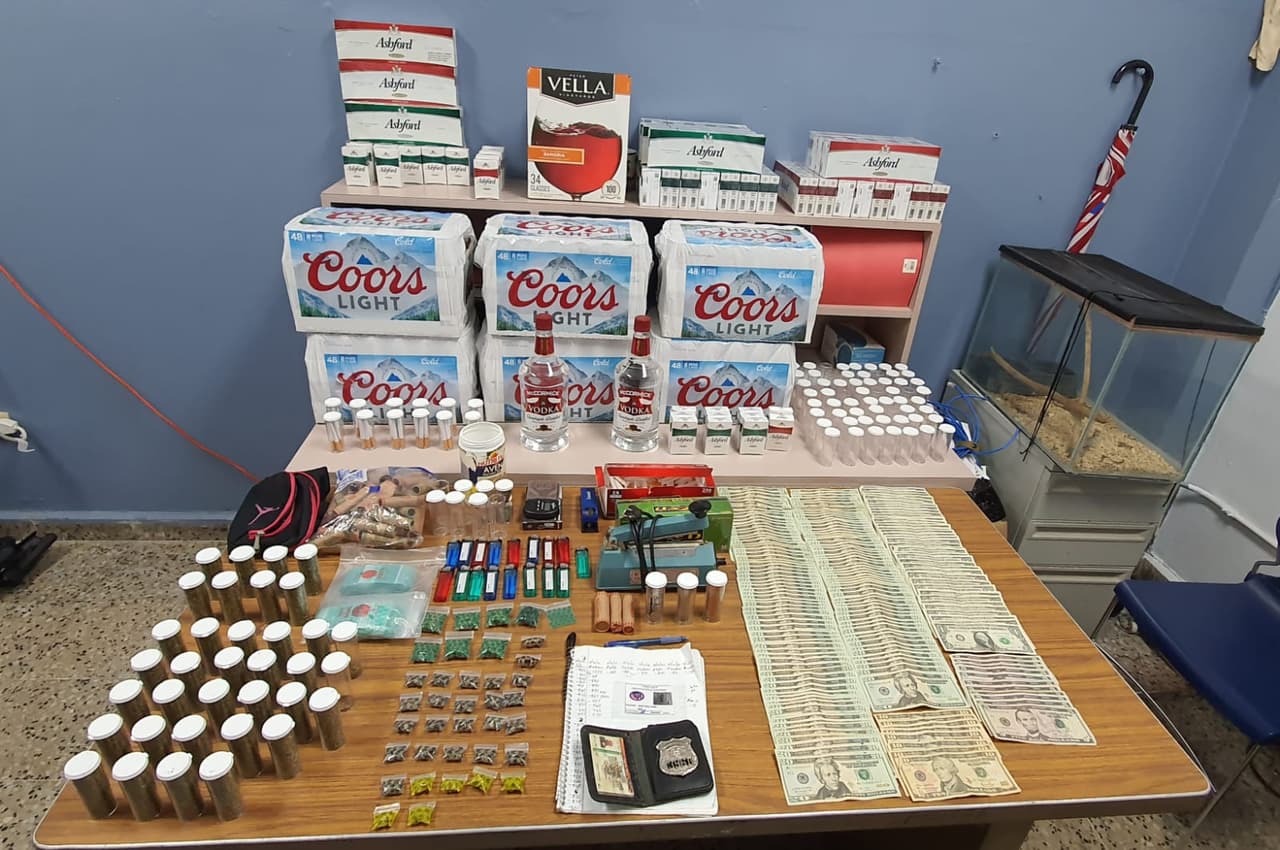 Este fue el resultado del allanamiento en una residencia del barrio Bocas de Guayanilla.