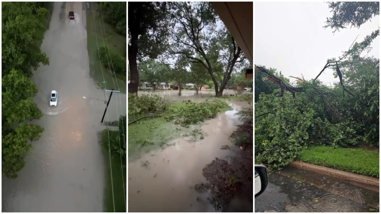 Devastación en Dallas por tormentas: se mantiene alerta por tiempo severo e inundaciones