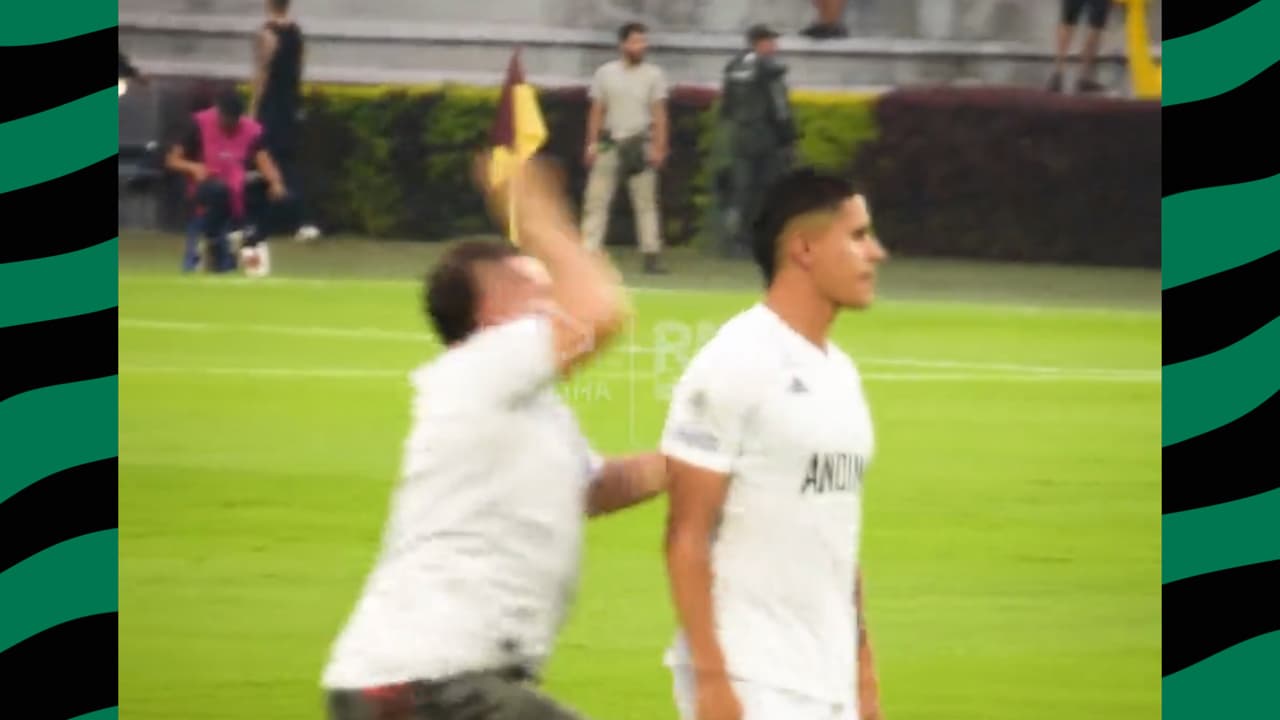 Daniel Cataño, jugador de Millonarios, fue agredido por un aficionado