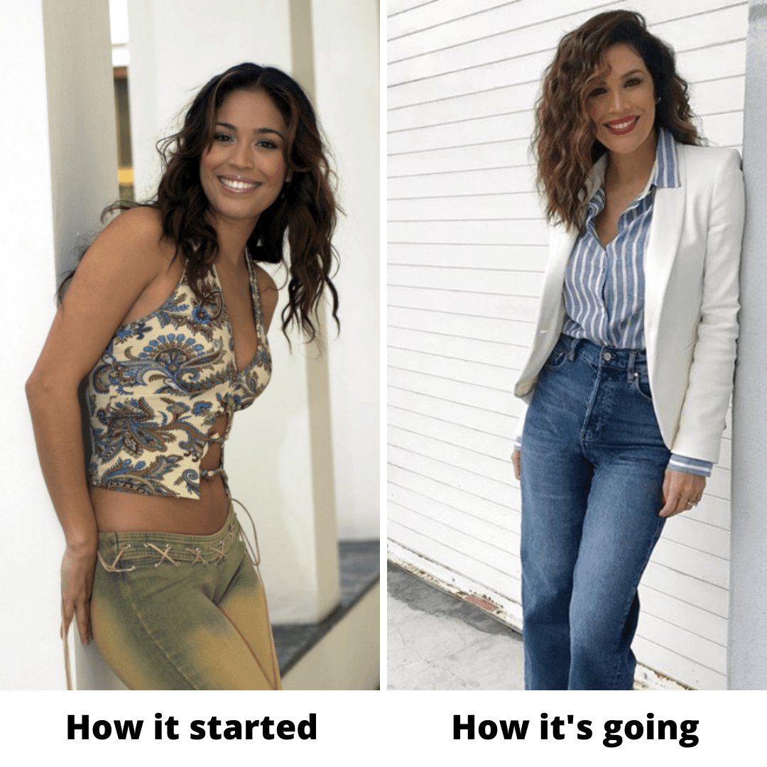 Tal parece que los años no han pasado por Karla Martínez, pues luce casi idéntica que hace 15 años. La foto de la izquierda corresponde al año 2005 cuando Karla era presentadora del programa Control.