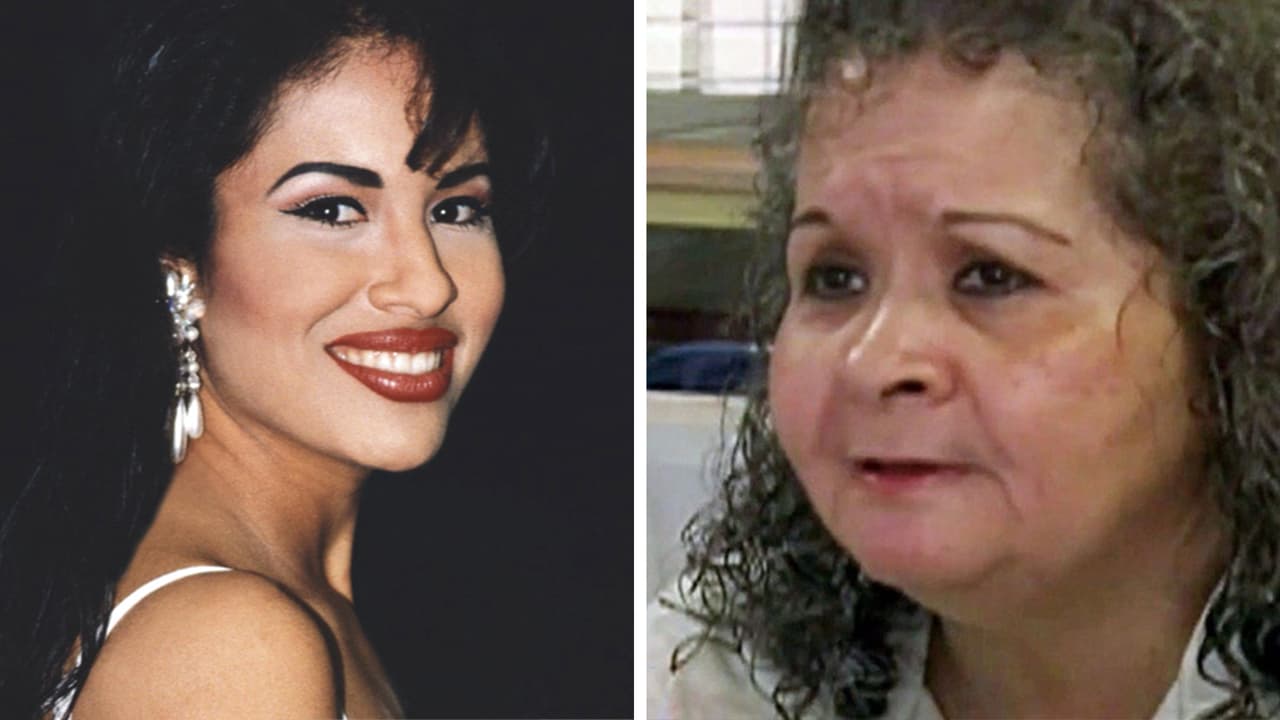 Una niña venga a Selena Quintanilla con una piñata de Yolanda Saldívar