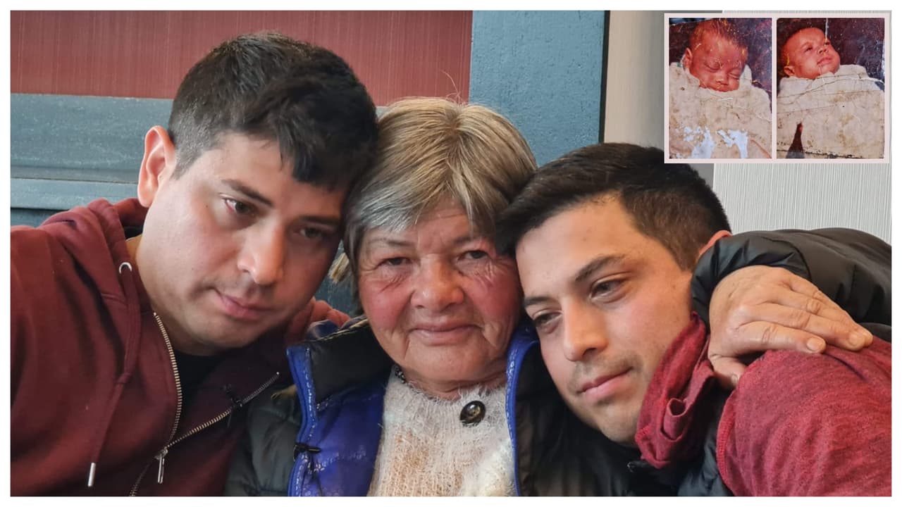 Gemelos que fueron robados a su madre de bebés, la conocen 36 años después