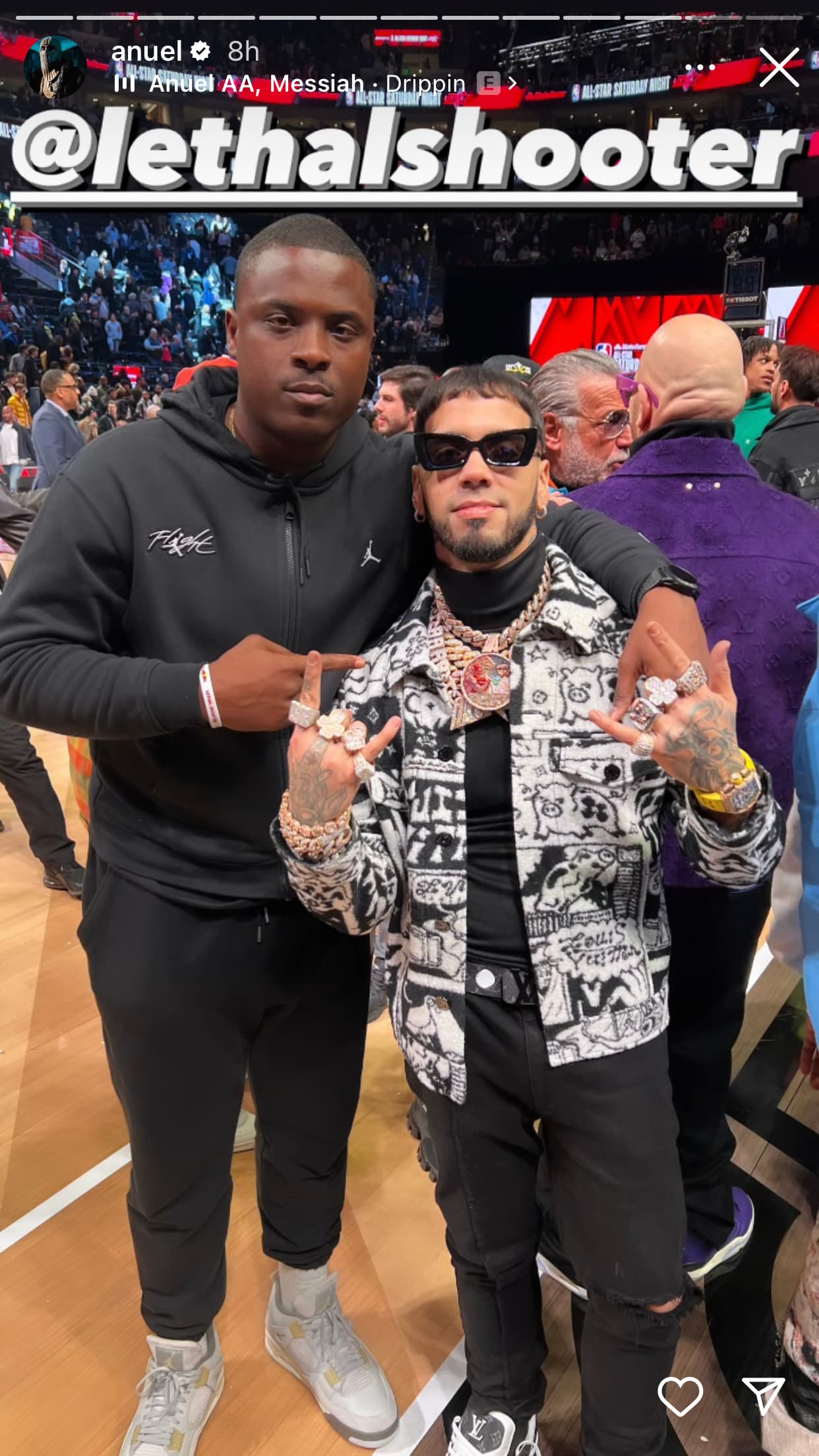 Anuel no ha vuelto a mencionar su situación sentimental con Yailin luego de sus reveladoras declaraciones del 8 de febrero al decir que ya no estaba con ella.
<br>