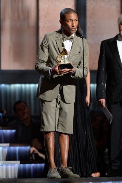 Otro de los grandes ganadores de la noche fue Pharrell Williams.