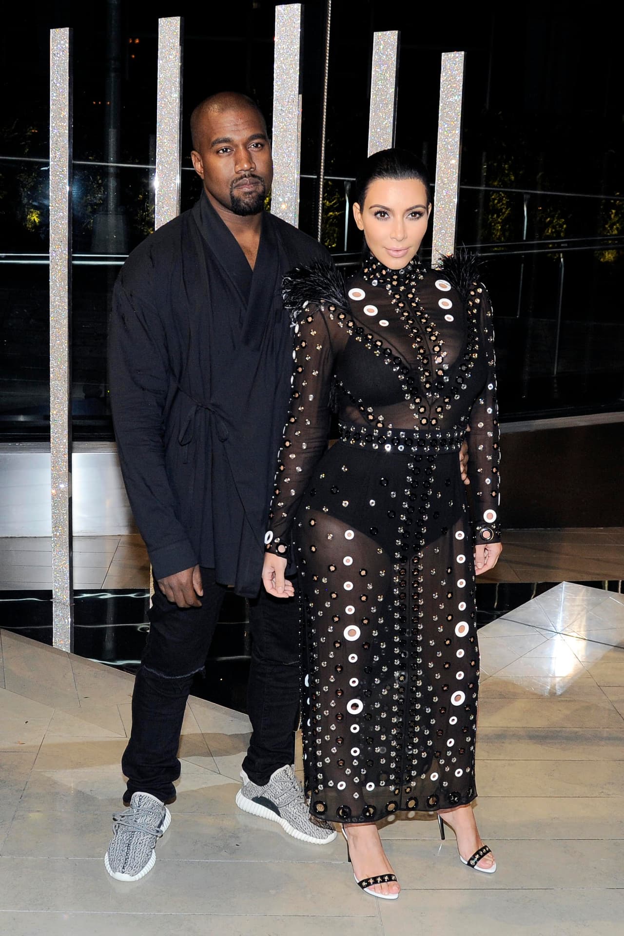 Kim y Kanye en los CFDA Fashion Awards 2015.