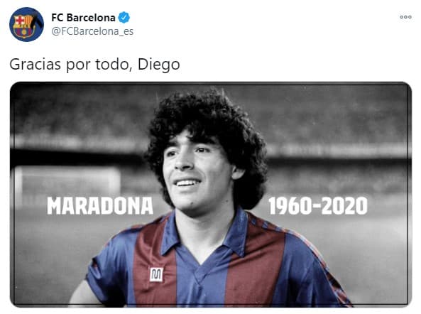 Los íconos del deporte se despidieron de Diego Armando Maradona en redes sociales.