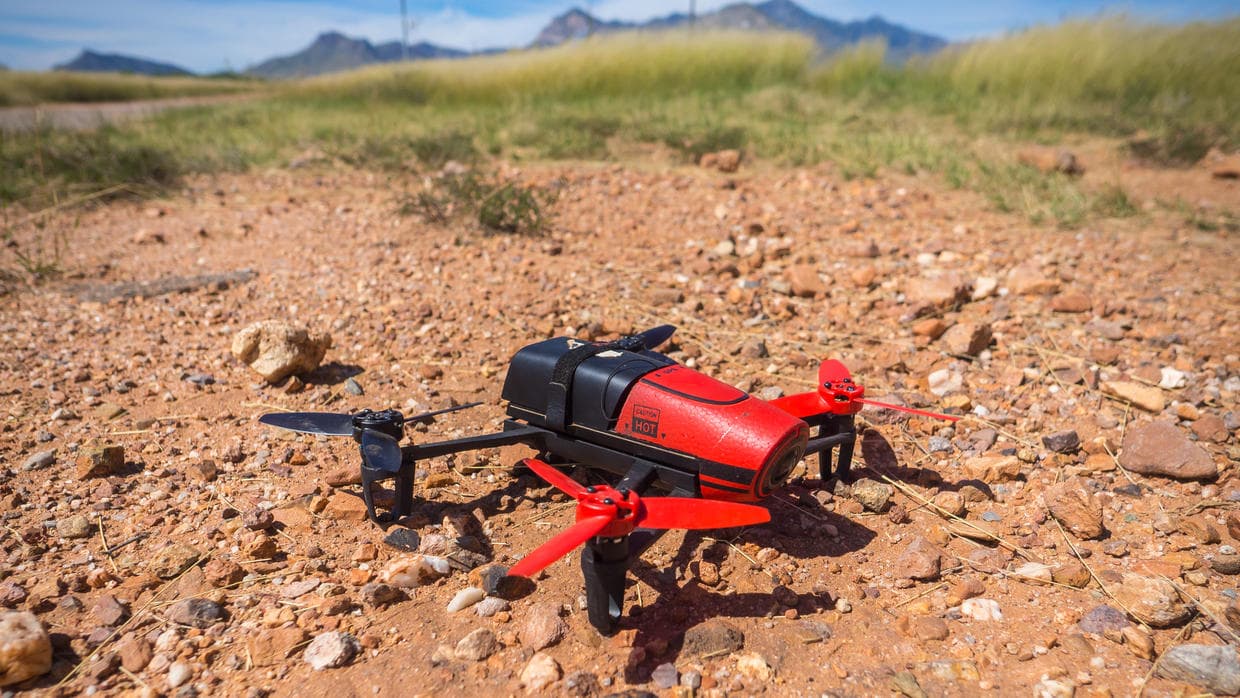 BeBop, that drone that takes off automatically when an intruder is detected by SEIDARM.