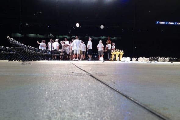 Photos: Spurs Championship Alamodome Celebration 2014