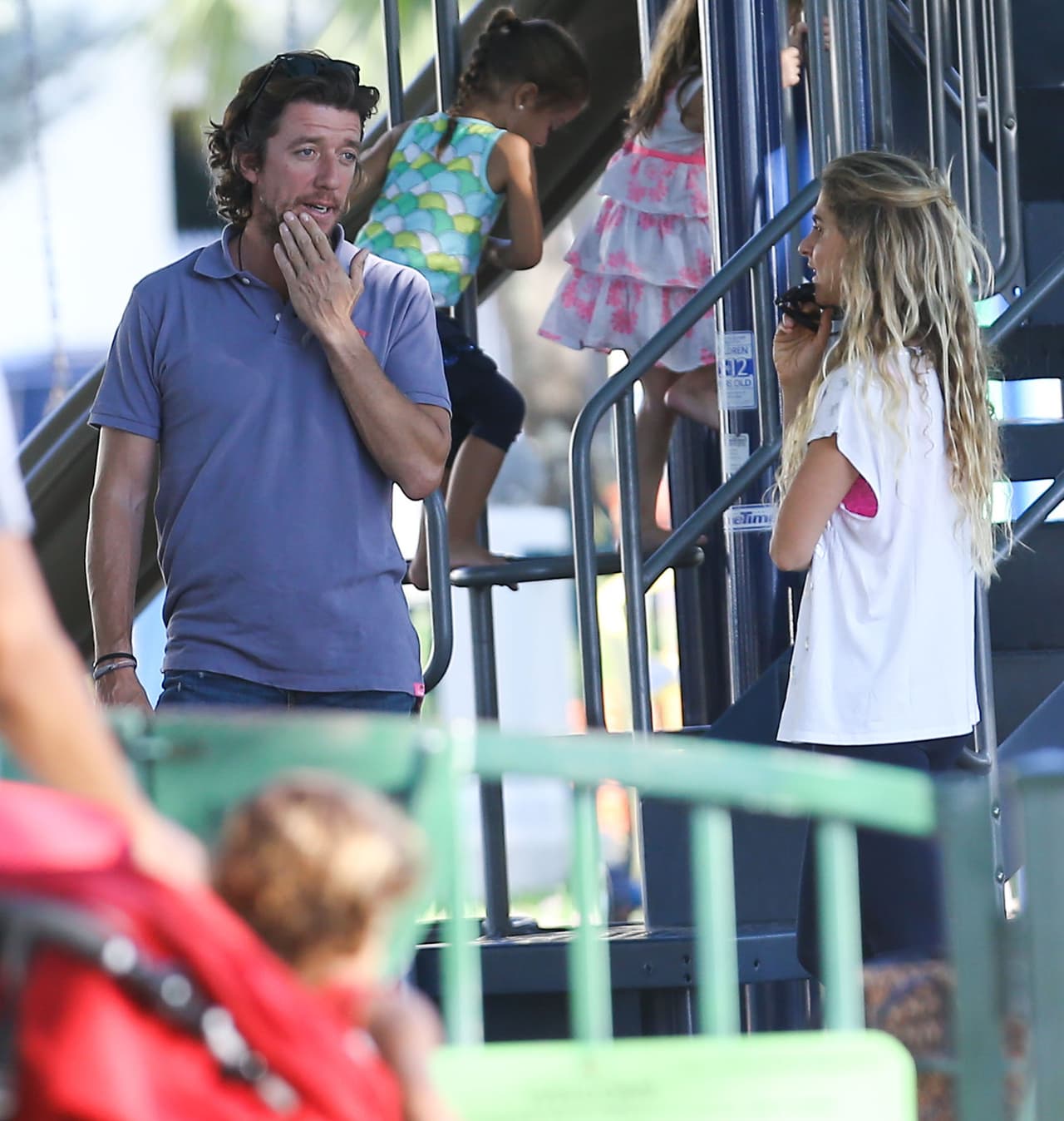 Colate jugando con su hijo Nico hace unos meses.