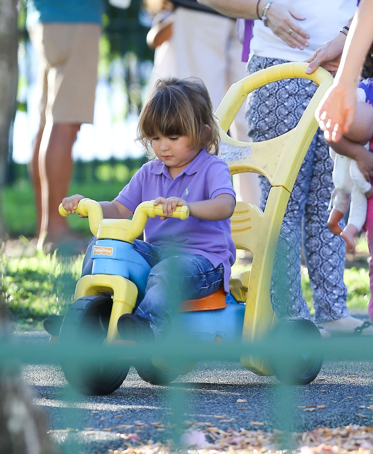 Colate jugando con su hijo Nico hace unos meses.