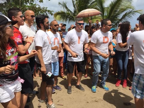 Univision Puerto Rico llevó la fiesta a Punta Santiago y Tropical Beach.