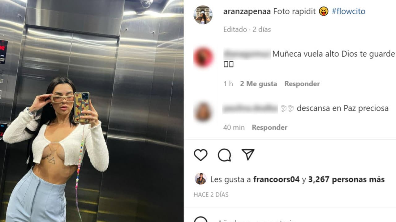 Esta es la última foto que tiene publicada Aranza Peña en su cuenta de Instagram. La publicó solo horas antes de su muerte.