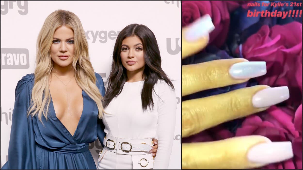Y sus hermanas la celebran igual, como 
<b>Khloé Kardashian</b>, que el día antes de la celebración mostró su manicura (y uñas con brillo, claro) inspiradas en Jenner.