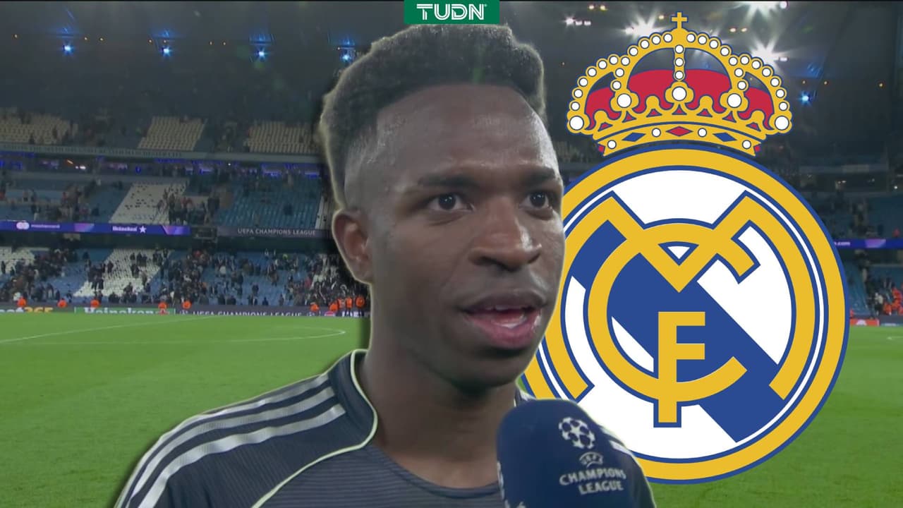 Vinicius destaca el dominio del Real Madrid sobre el Manchester City