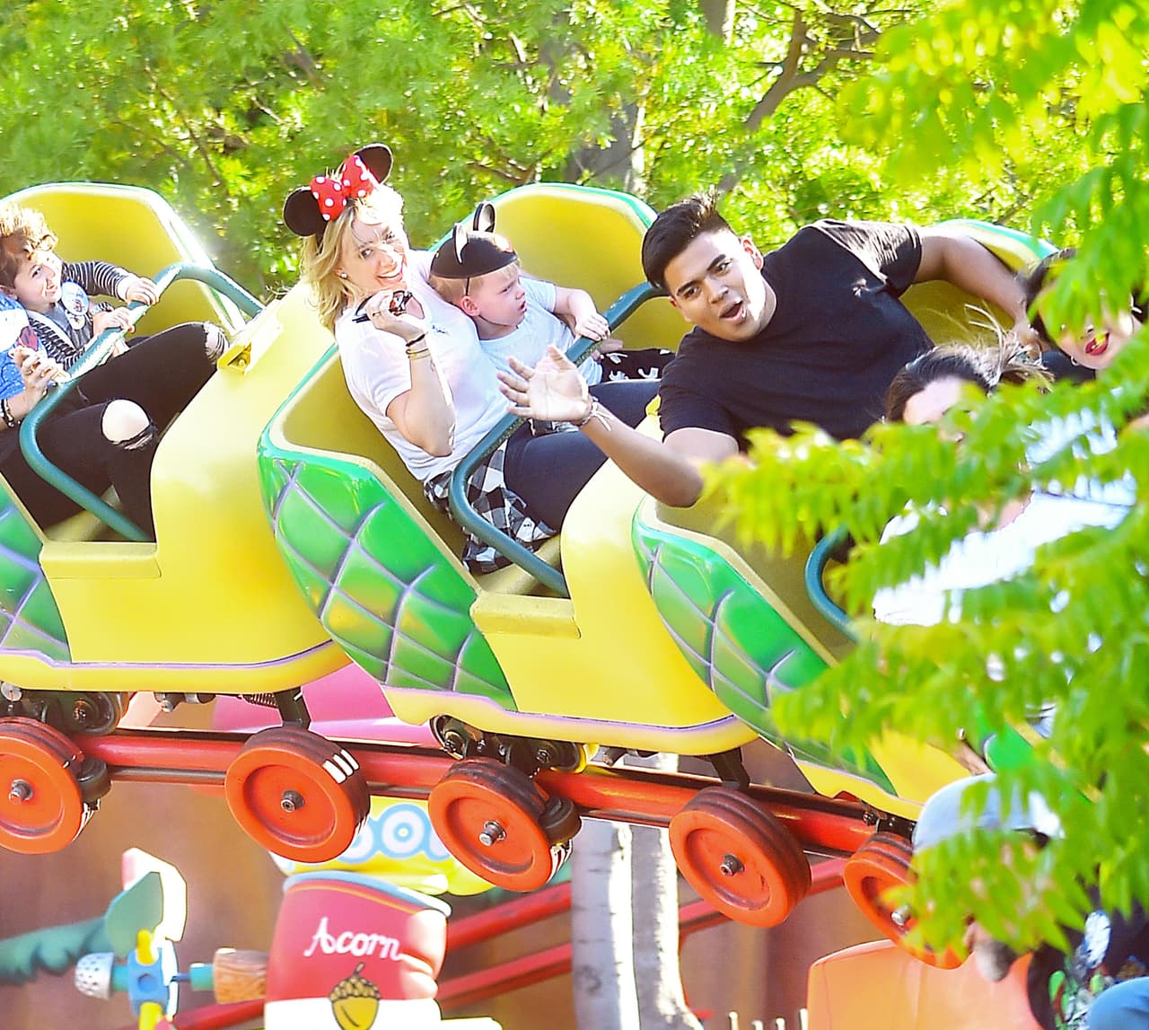 ¡Y a disfrutar! ¡La actriz se divirtió a lo grande con su pequeño!