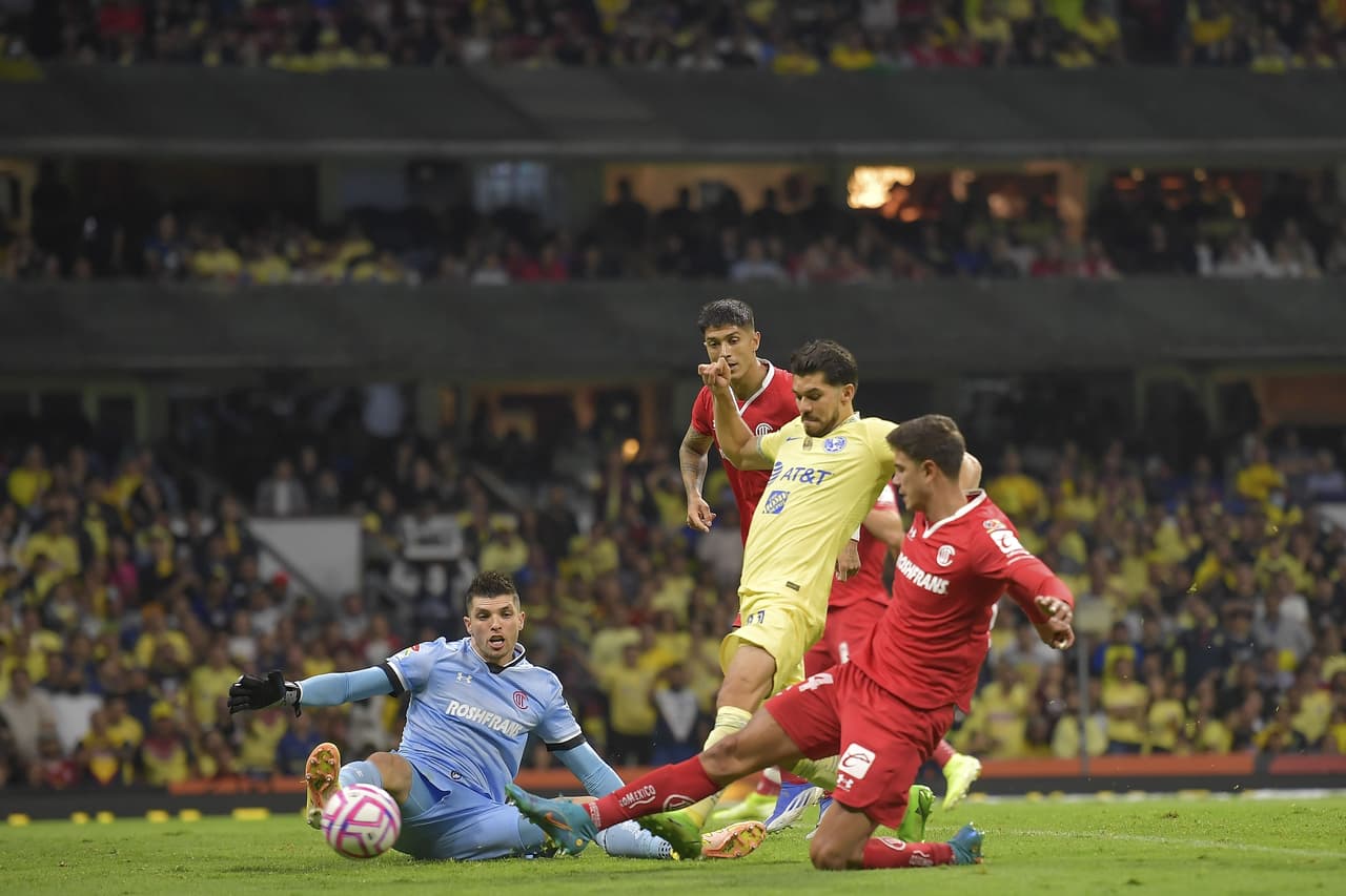 Al América no le alcanza ante Toluca quien clasifica a la Final del Apertura 2022.