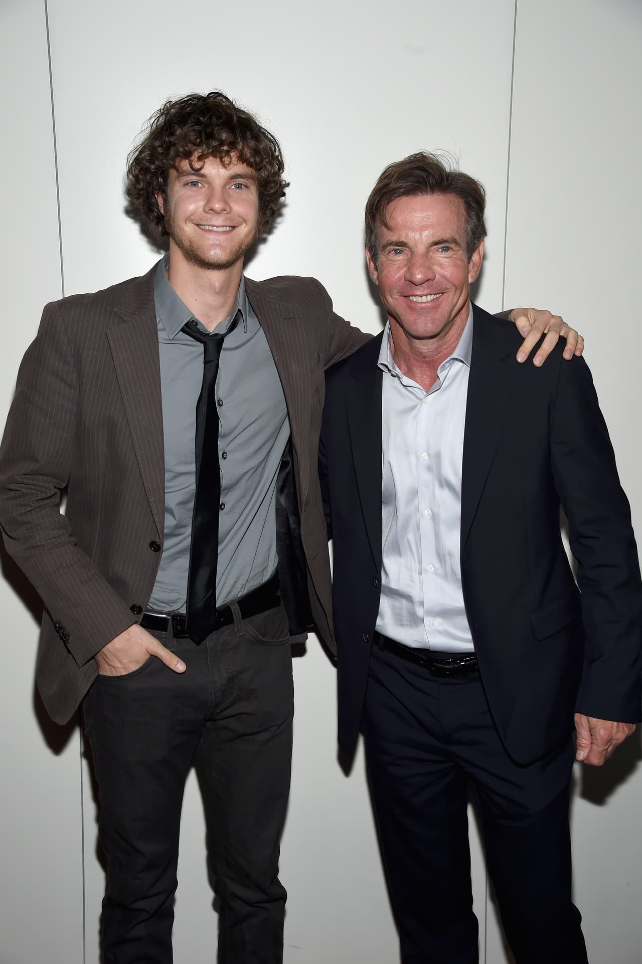 Jack Quaid y Dennis Quaid