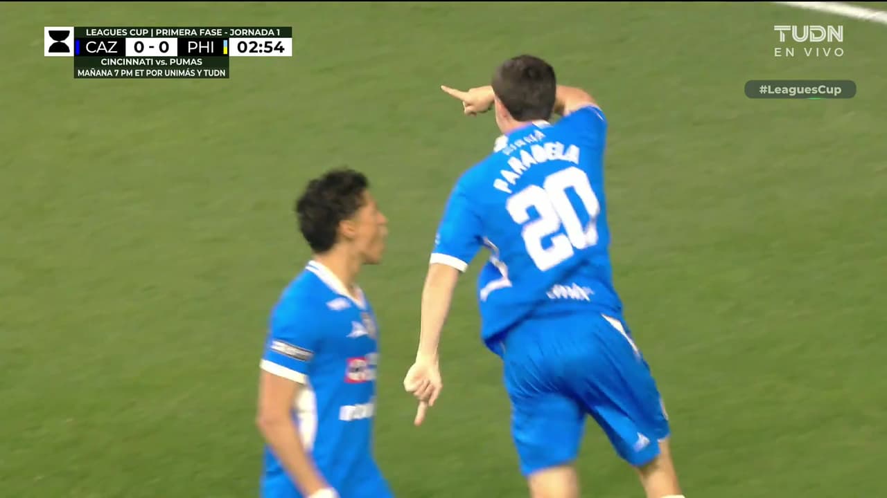 ¡Cruz Azul le clava un golazo al Philadelphia Union a 2 minutos del inicio!