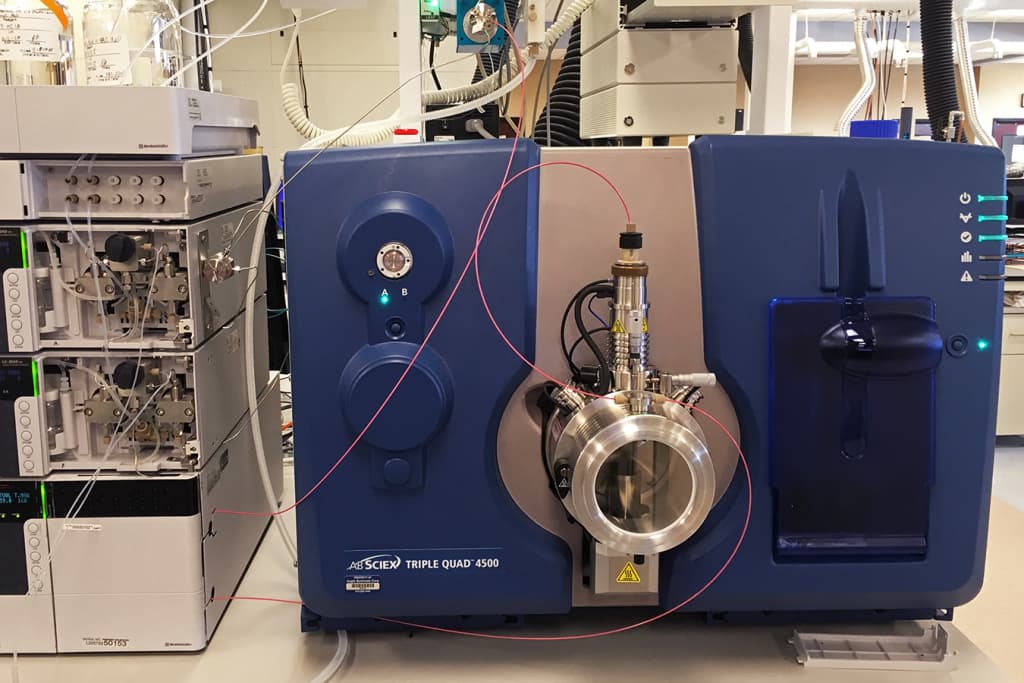 Research shows many patients skip the blood pressure medicine they've been prescribed, but don't confess that to their doctors. Aegis Sciences now has equipment and a test that allows doctors to directly check via a patient's urine sample. (Blake Farmer/WPLN)